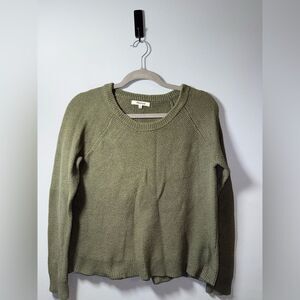 Madewell Province Cross-Back Pullover Sweater Highland Green Size Small GUC